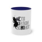Taza bicolor - Azul oscuro - Camiseta «Ets un bon borinot» Taza bicolor - Azul oscuro - Camiseta «Ets un bon borinot»