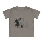 Camiseta de bebe - Gris jaspeado melange - Camiseta «Ets un bon borinot»