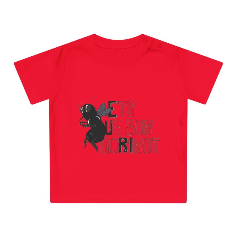 Camiseta de bebe - Rojo - Camiseta «Ets un bon borinot»