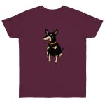 Camiseta punto liso - Burdeos - Ca rater