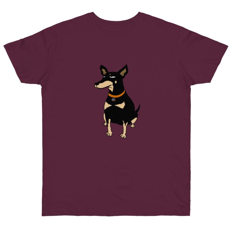 Camiseta punto liso - Burdeos - Ca rater