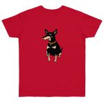 Camiseta punto liso - Rojo profundo - Ca rater
