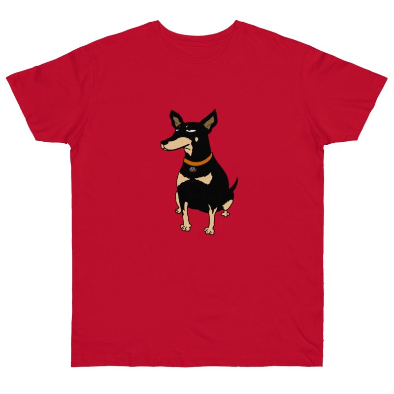 Camiseta punto liso - Rojo profundo - Ca rater