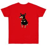 Camiseta punto liso - Rojo fuego - Ca rater
