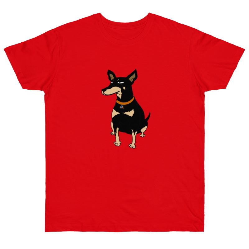 Camiseta punto liso - Rojo fuego - Ca rater