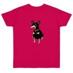 Camiseta punto liso - Fucsia - Ca rater