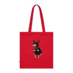 Bolsa de algodon organico - Rojo clasico - Ca rater