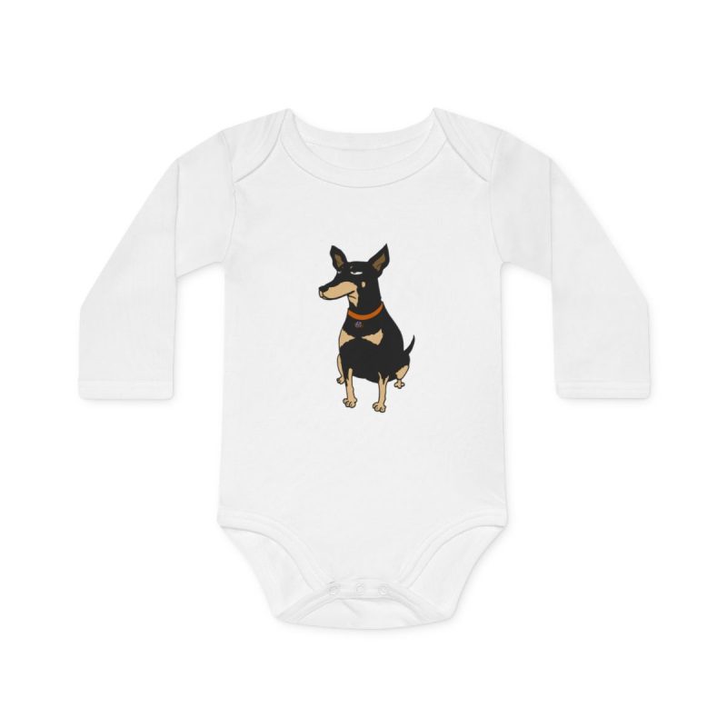 Body bebe manga larga organico - Blanco - Ca rater Body bebe manga larga organico - Blanco - Ca rater