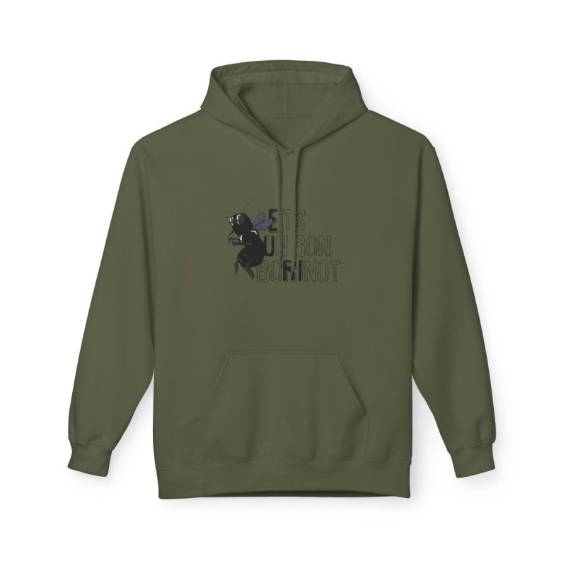 Sudadera Softstyle con capucha - Verde militar - Camiseta «Ets un bon borinot»