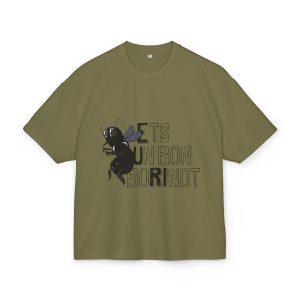 Camiseta box ultra gruesa - Verde oliva - Camiseta «Ets un bon borinot»