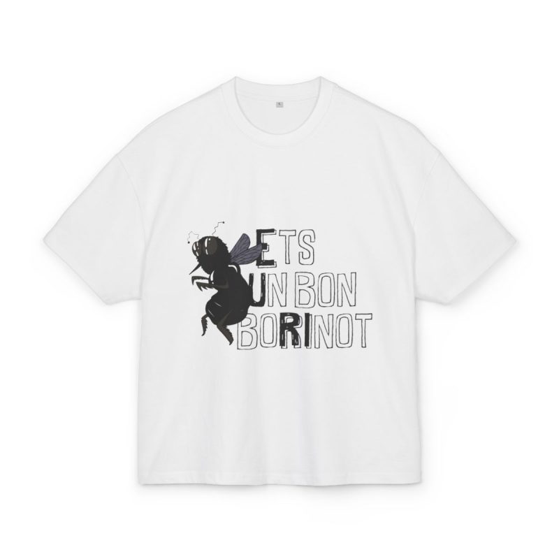 Camiseta box ultra gruesa - Blanco - Camiseta «Ets un bon borinot»