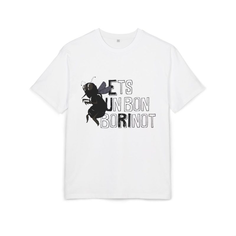 Camiseta oversize gruesa - Blanco - Camiseta «Ets un bon borinot»