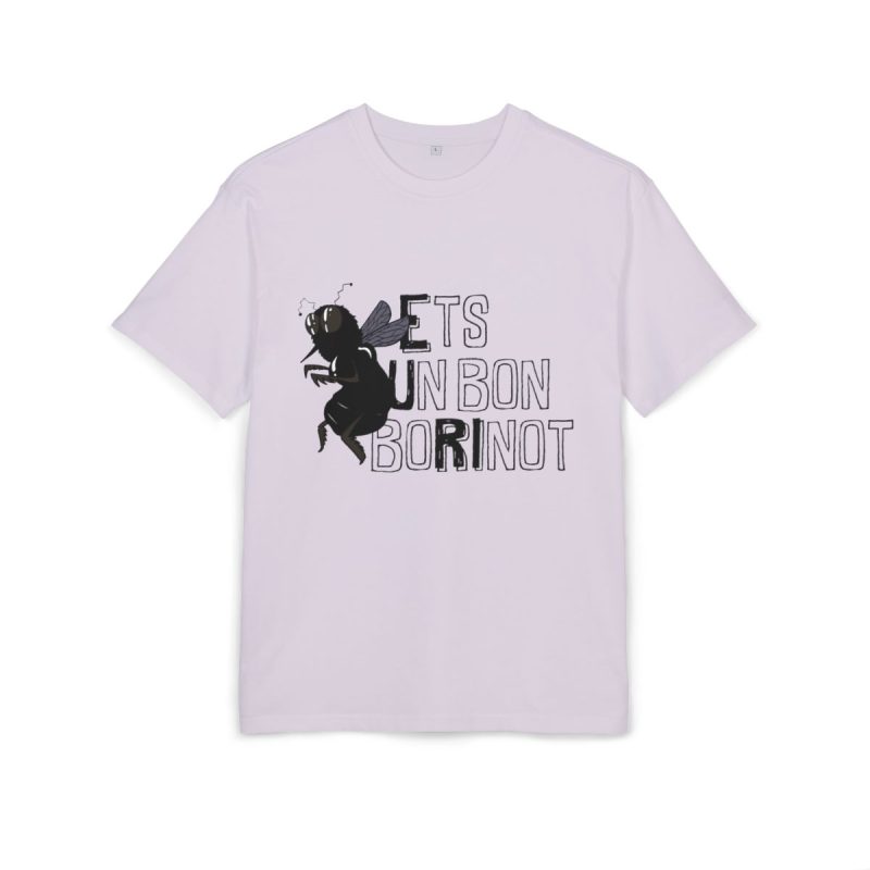 Camiseta oversize gruesa - Lila - Camiseta «Ets un bon borinot»