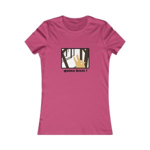 Camiseta mujer Favorite - Frambuesa - Bisti – Quina bisti!