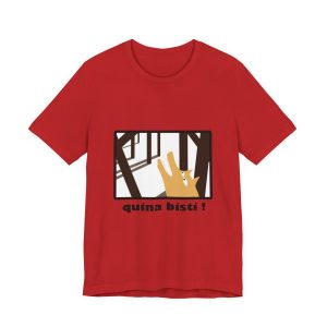 Camiseta jersey manga corta - Rojo - Bisti – Quina bisti!