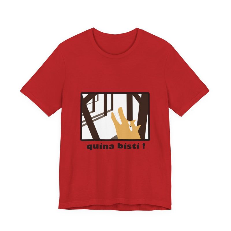 Camiseta jersey manga corta - Rojo - Bisti – Quina bisti! Camiseta jersey manga corta - Rojo - Bisti – Quina bisti!