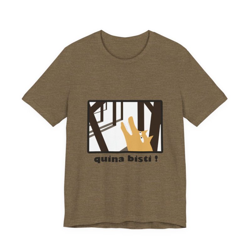 Camiseta jersey manga corta - Verde oliva jaspeado - Bisti – Quina bisti!