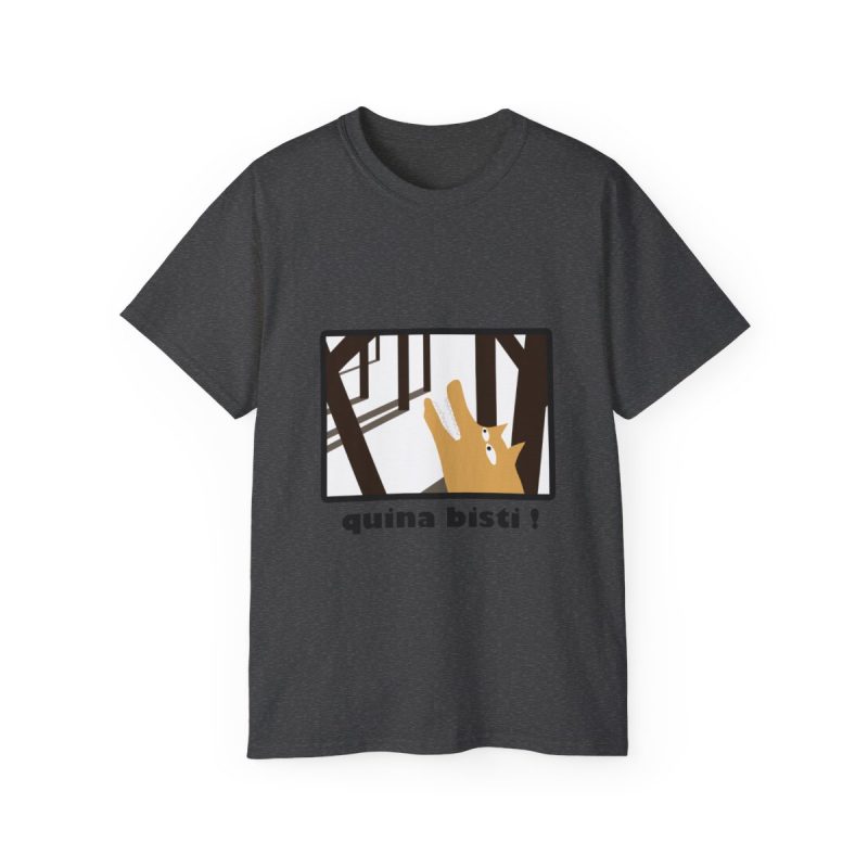 Camiseta ultra algodon - Gris oscuro jaspeado - Bisti – Quina bisti!