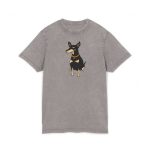 Camiseta lavado acido cuello redondo - Gris asfalto - Ca rater