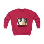 Sudadera infantil - Rojo fuego - Bisti – Quina bisti! Sudadera infantil - Rojo fuego - Bisti – Quina bisti!