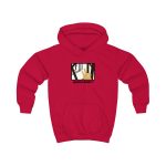 Sudadera con capucha infantil - Rojo fuego - Bisti – Quina bisti! Sudadera con capucha infantil - Rojo fuego - Bisti – Quina bisti!