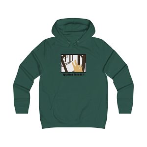 Sudadera universitaria mujer - Verde botella - Bisti – Quina bisti!