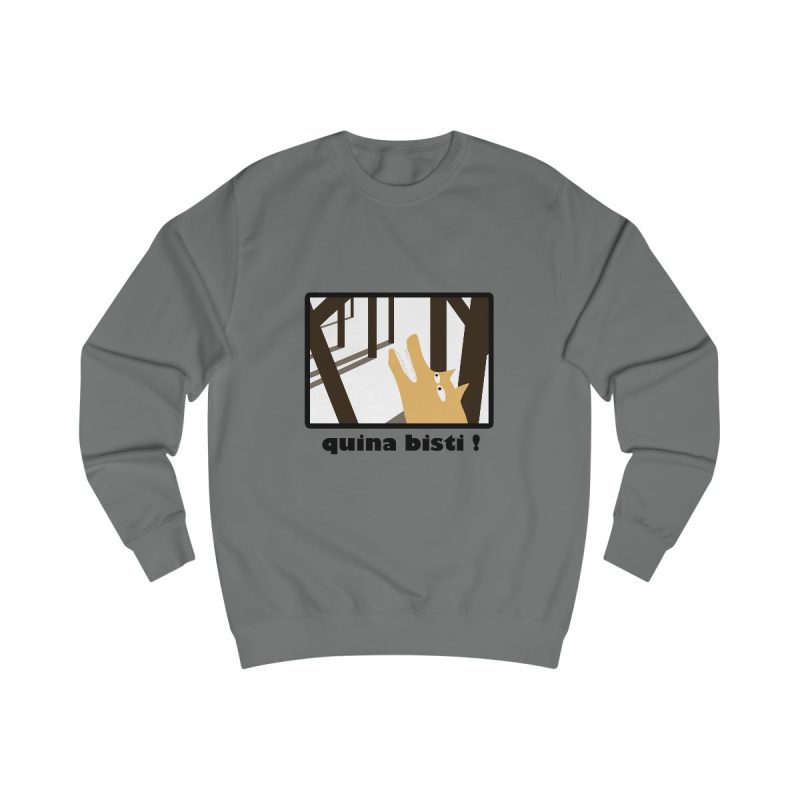 Sudadera clasica - Gris acero - Bisti – Quina bisti!