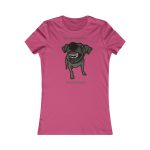 Camiseta mujer Favorite - Frambuesa - Camiseta «Ca que lladra no mossega»