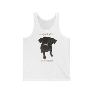 Camiseta de tirantes - Blanco - Camiseta «Ca que lladra no mossega»