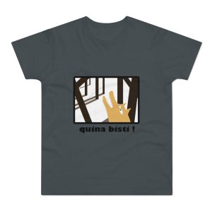 Camiseta hombre punto liso - Gris oscuro - Bisti – Quina bisti!