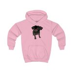Sudadera con capucha infantil - Rosa bebe - Camiseta «Ca que lladra no mossega»