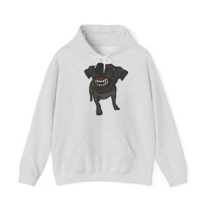 Sudadera con capucha - Gris ceniza - Camiseta «Ca que lladra no mossega»