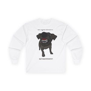 Camiseta manga larga - Blanco - Camiseta «Ca que lladra no mossega»