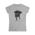 Camiseta mujer Softstyle - Gris deportivo - Camiseta «Ca que lladra no mossega»