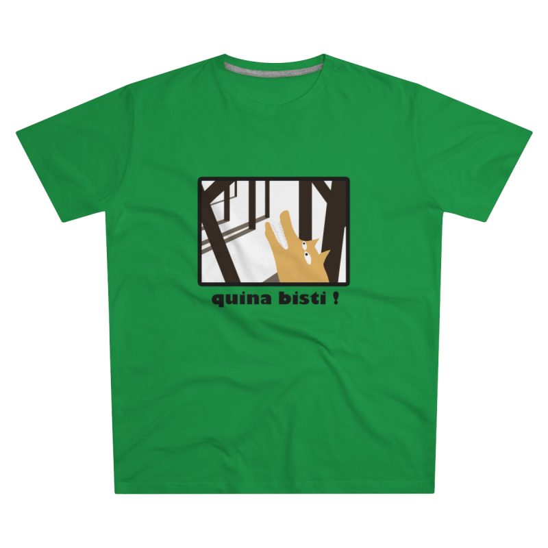 Camiseta hombre corte moderno - Verde Kelly - Bisti – Quina bisti!