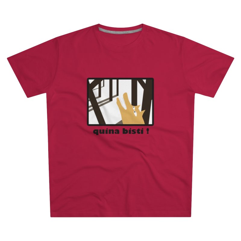 Camiseta hombre corte moderno - Rojo - Bisti – Quina bisti!