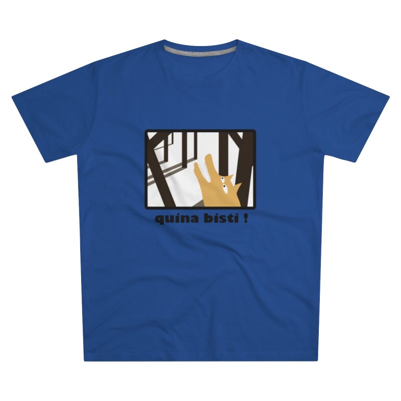 Camiseta hombre corte moderno - Azul royal intenso - Bisti – Quina bisti!