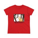 Camiseta mujer algodon medio - Rojo - Bisti – Quina bisti! Camiseta mujer algodon medio - Rojo - Bisti – Quina bisti!