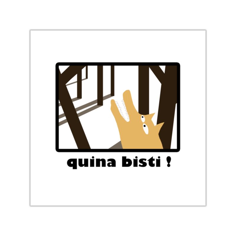 Pegatinas de vinilo cuadradas - Bisti – Quina bisti! Pegatinas de vinilo cuadradas - Bisti – Quina bisti!