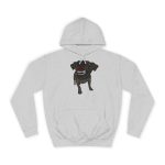 Sudadera universitaria - Gris jaspeado claro - Camiseta «Ca que lladra no mossega» Sudadera universitaria - Gris jaspeado claro - Camiseta «Ca que lladra no mossega»