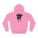 Sudadera universitaria - Rosa algodon de azucar - Camiseta «Ca que lladra no mossega» Sudadera universitaria - Rosa algodon de azucar - Camiseta «Ca que lladra no mossega»