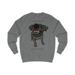 Sudadera clasica - Gris acero - Camiseta «Ca que lladra no mossega» Sudadera clasica - Gris acero - Camiseta «Ca que lladra no mossega»
