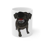 Taza de ceramica - Camiseta «Ca que lladra no mossega»