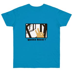 Camiseta punto liso - Azul atolon - Bisti – Quina bisti!