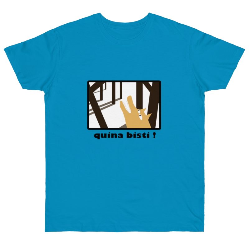 Camiseta punto liso - Azul atolon - Bisti – Quina bisti! Camiseta punto liso - Azul atolon - Bisti – Quina bisti!