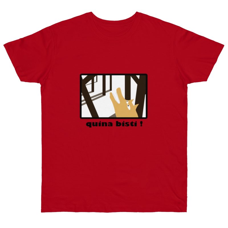 Camiseta punto liso - Rojo - Bisti – Quina bisti!