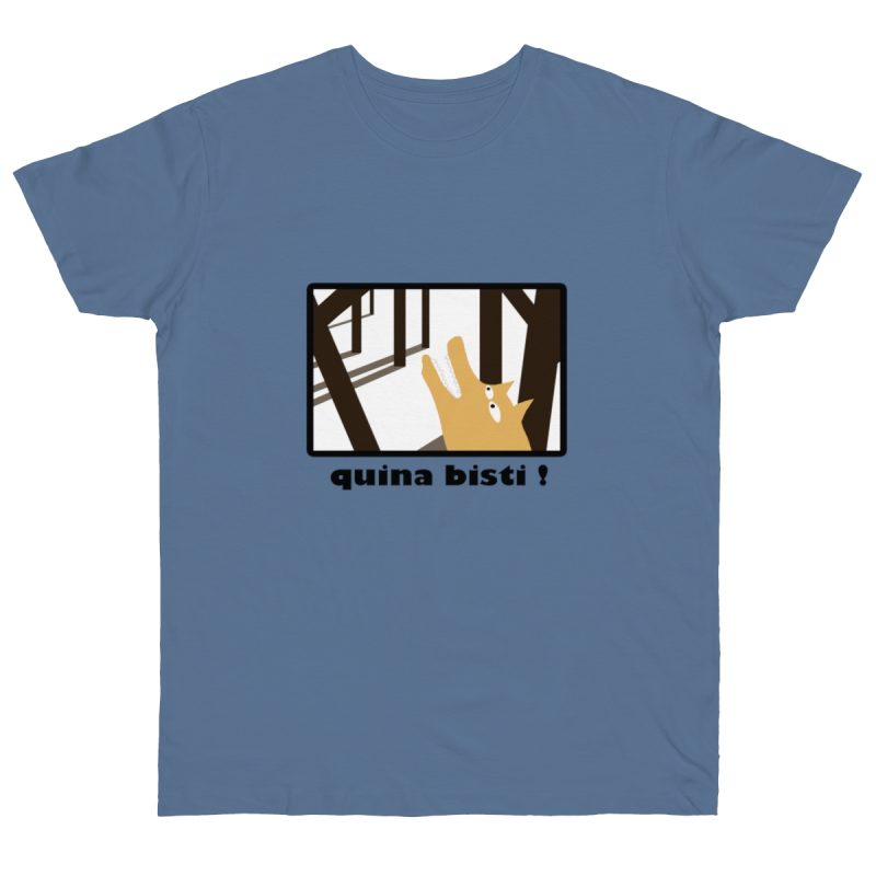 Camiseta punto liso - Azul vaquero - Bisti – Quina bisti!