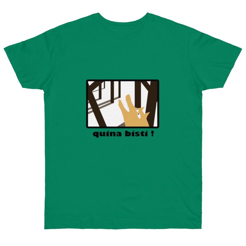 Camiseta punto liso - Verde Kelly - Bisti – Quina bisti!