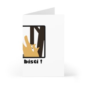 Tarjetas de felicitacion (7 uds.) - Bisti – Quina bisti!