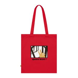 Bolsa de algodon organico - Rojo clasico - Bisti – Quina bisti!